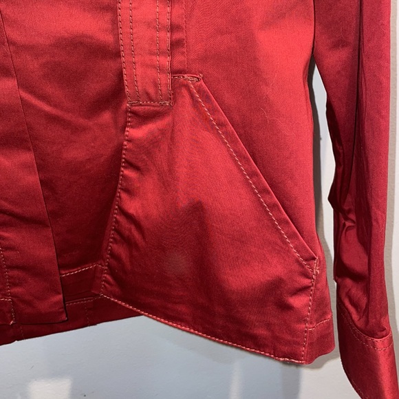 NWT Reddish Orange old navy jacket AS IS and Missing Belt - Picture 9 of 9